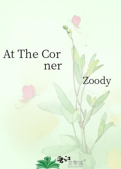 At the corner in the corner